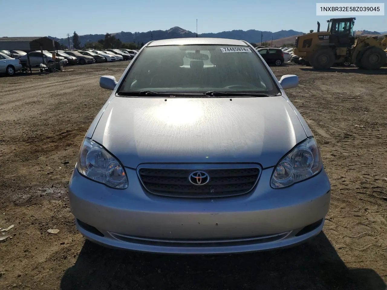 2008 Toyota Corolla Ce VIN: 1NXBR32E58Z039045 Lot: 74485974