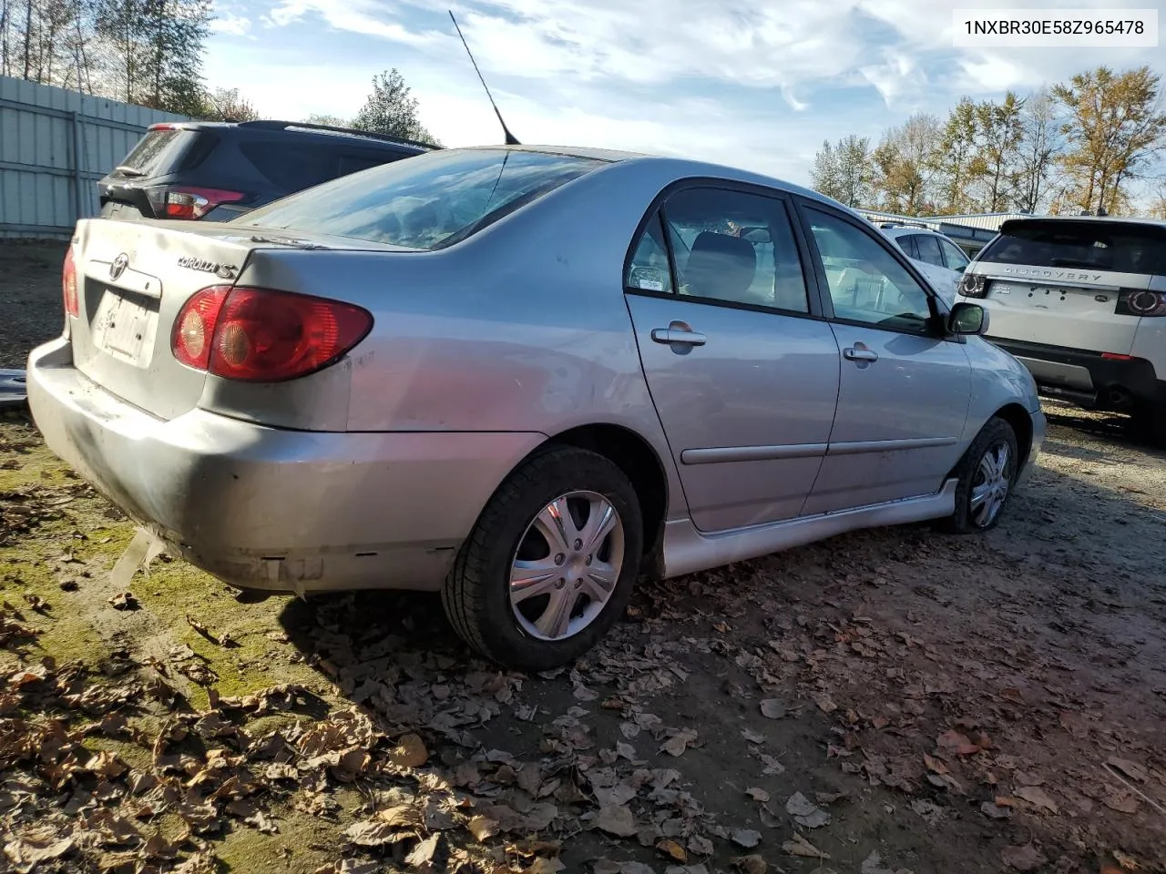 2008 Toyota Corolla Ce VIN: 1NXBR30E58Z965478 Lot: 74536624