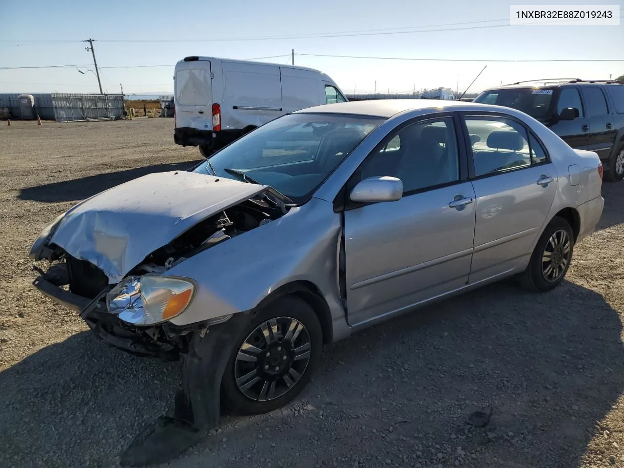 2008 Toyota Corolla Ce VIN: 1NXBR32E88Z019243 Lot: 74570434