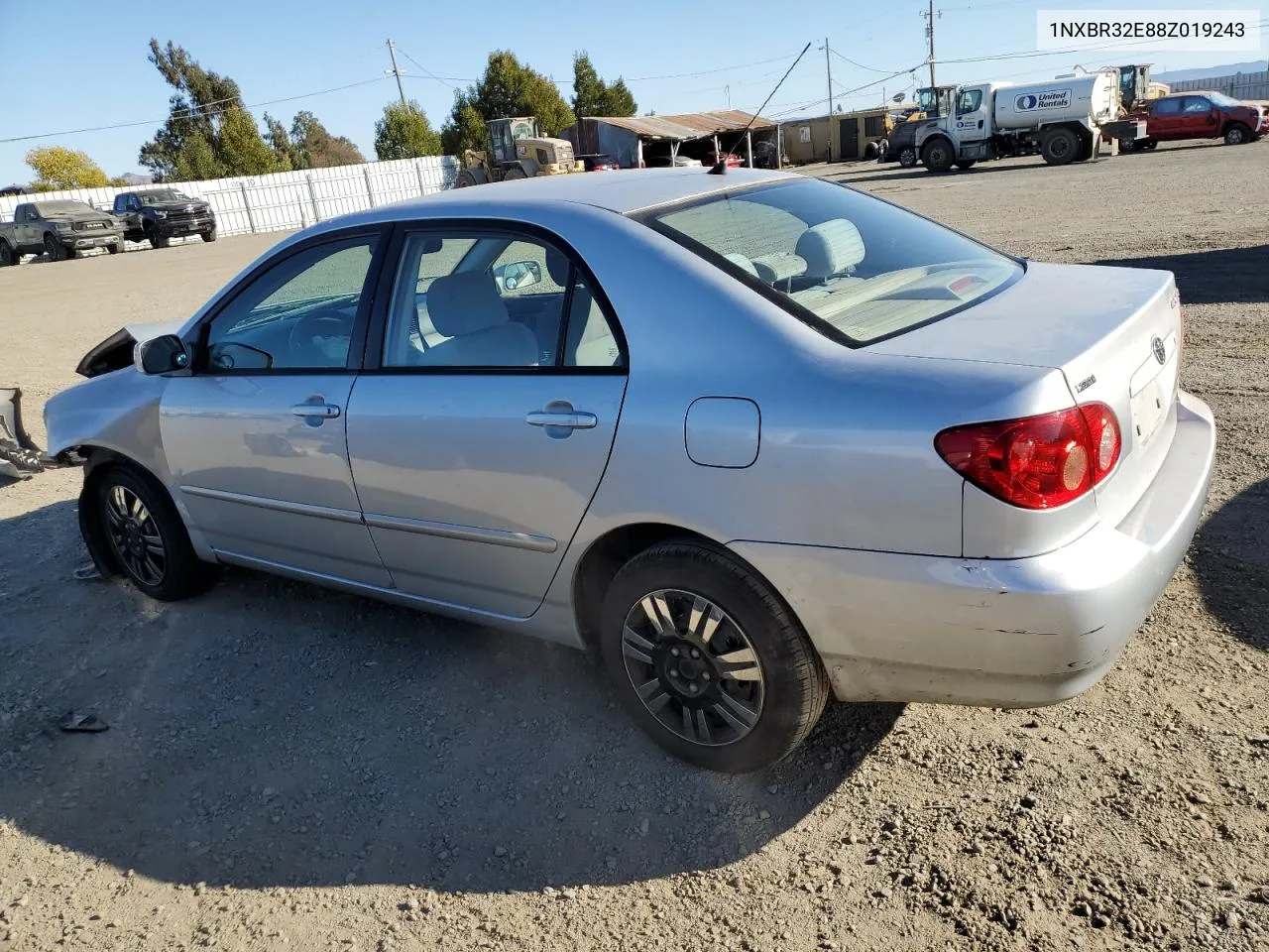 2008 Toyota Corolla Ce VIN: 1NXBR32E88Z019243 Lot: 74570434