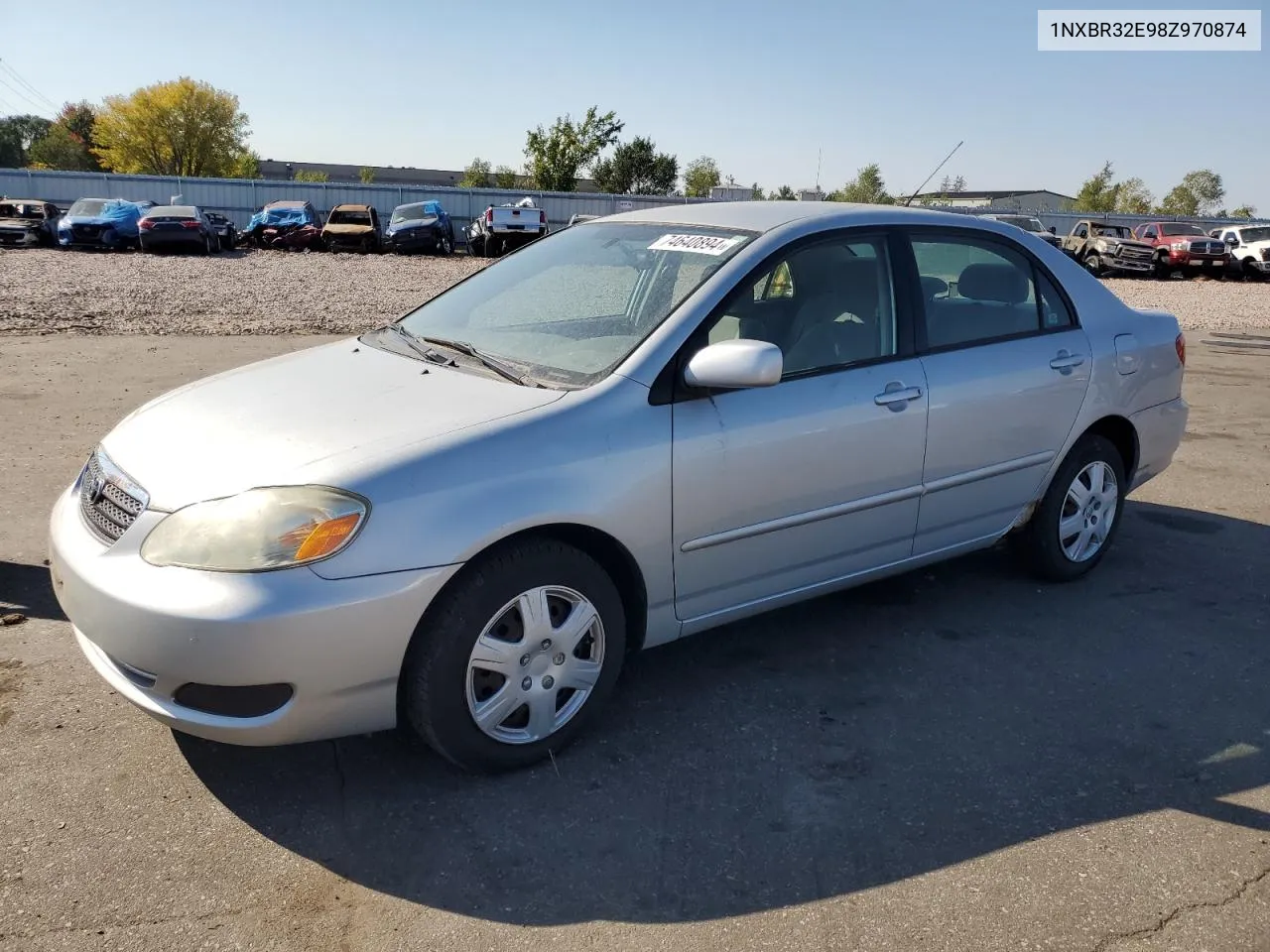 2008 Toyota Corolla Ce VIN: 1NXBR32E98Z970874 Lot: 74640894