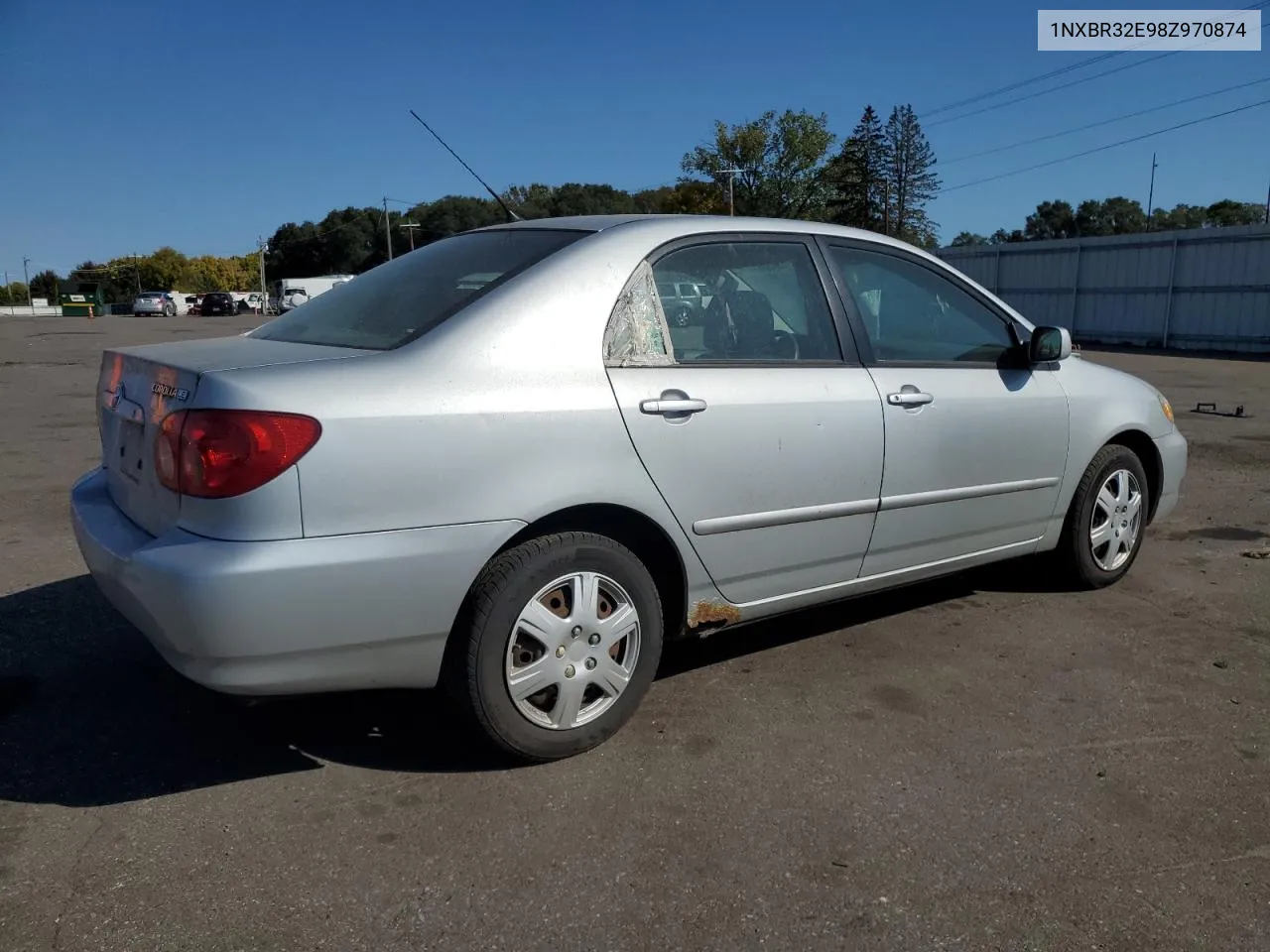 2008 Toyota Corolla Ce VIN: 1NXBR32E98Z970874 Lot: 74640894