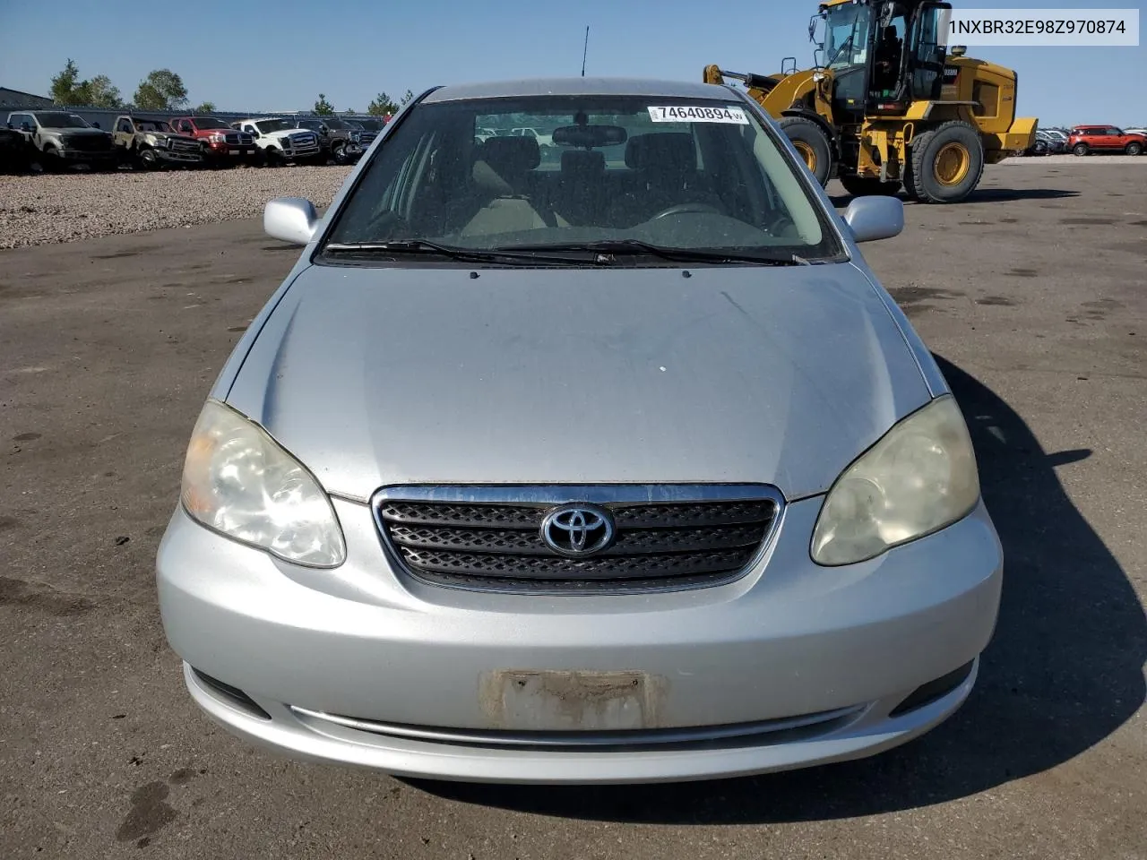 2008 Toyota Corolla Ce VIN: 1NXBR32E98Z970874 Lot: 74640894