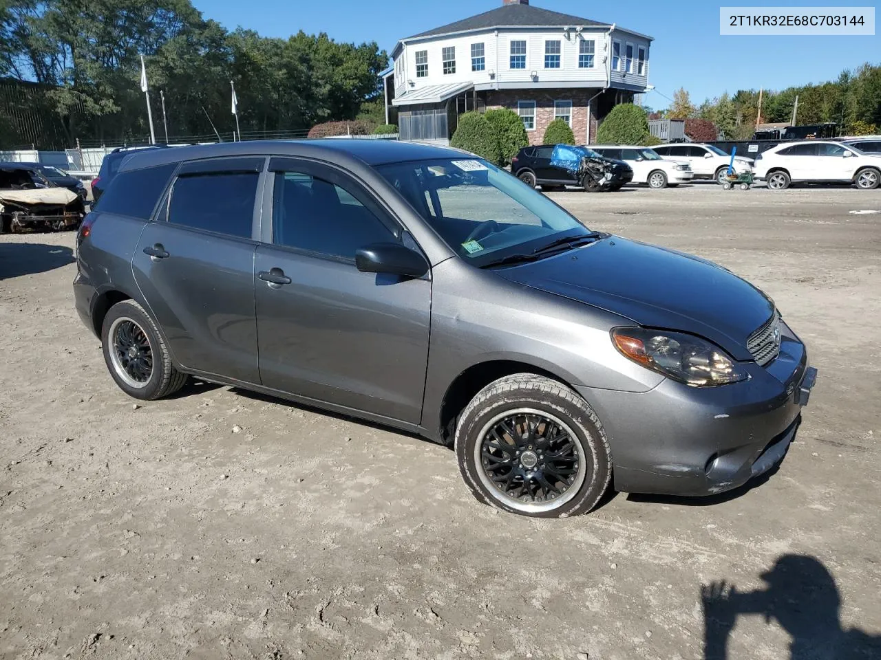 2008 Toyota Corolla Matrix Xr VIN: 2T1KR32E68C703144 Lot: 74774734