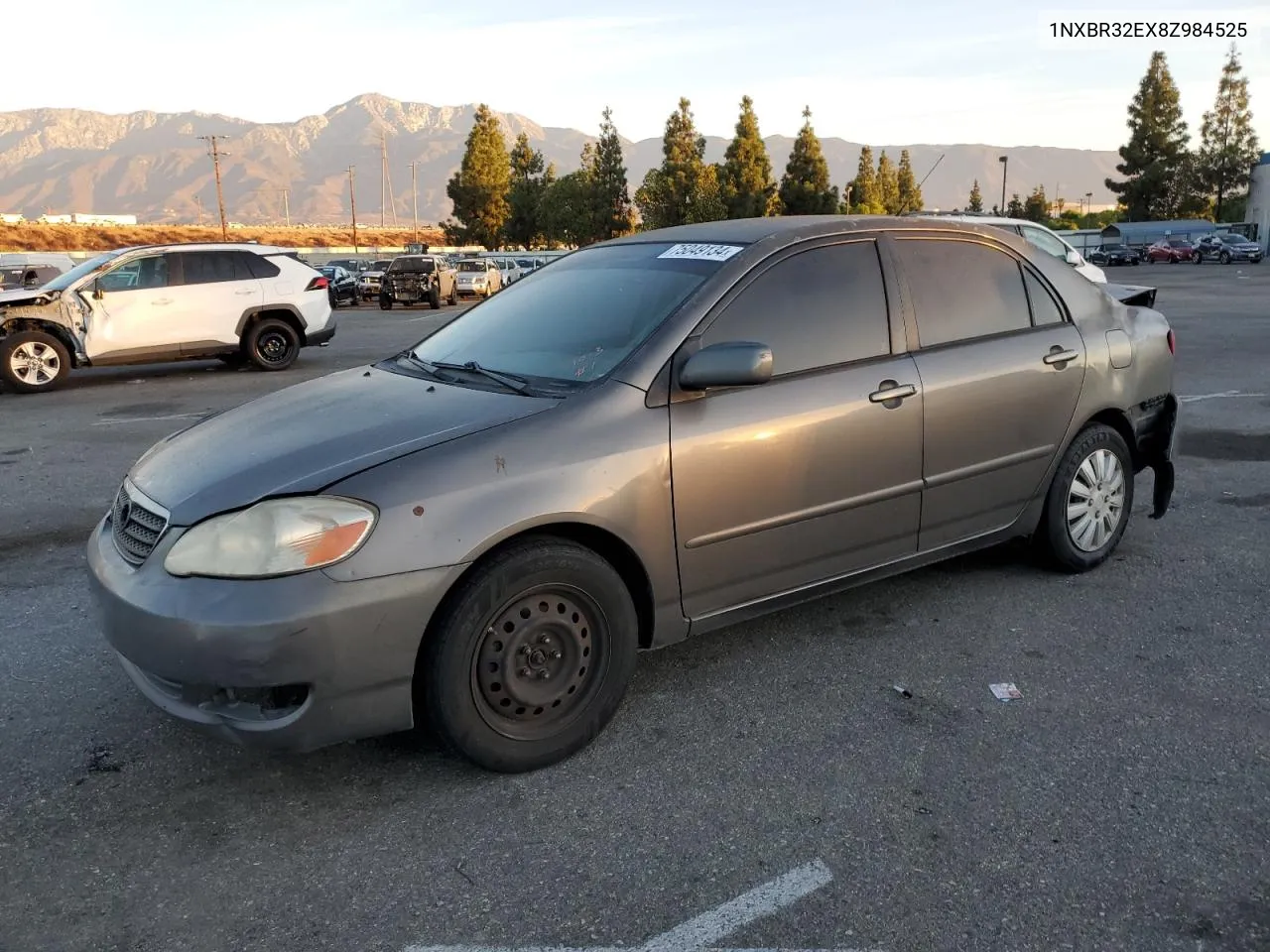 2008 Toyota Corolla Ce VIN: 1NXBR32EX8Z984525 Lot: 75049134