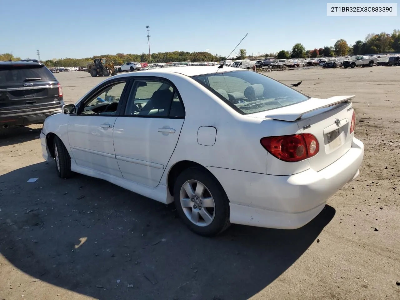 2008 Toyota Corolla Ce VIN: 2T1BR32EX8C883390 Lot: 75205724