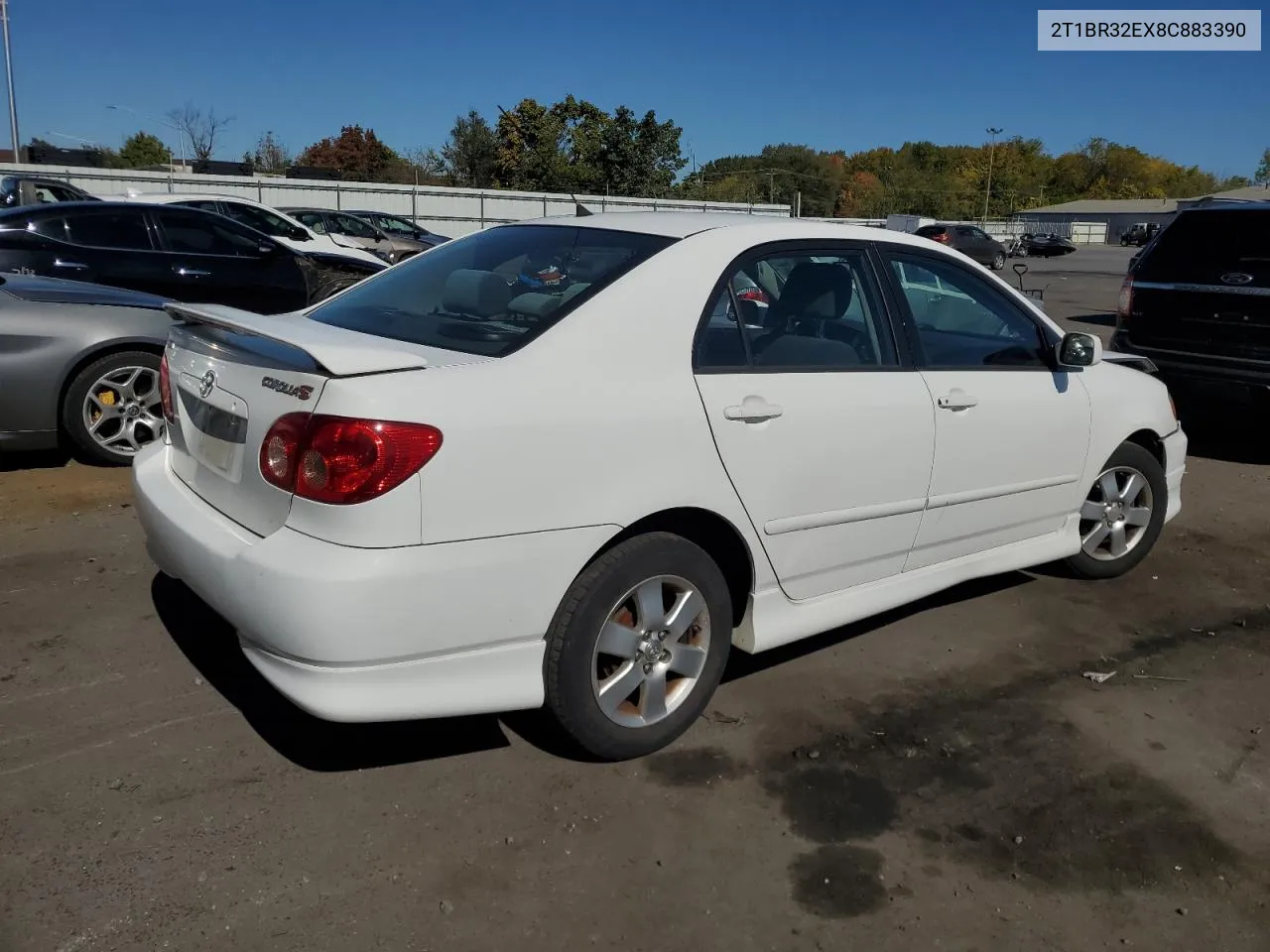 2008 Toyota Corolla Ce VIN: 2T1BR32EX8C883390 Lot: 75205724