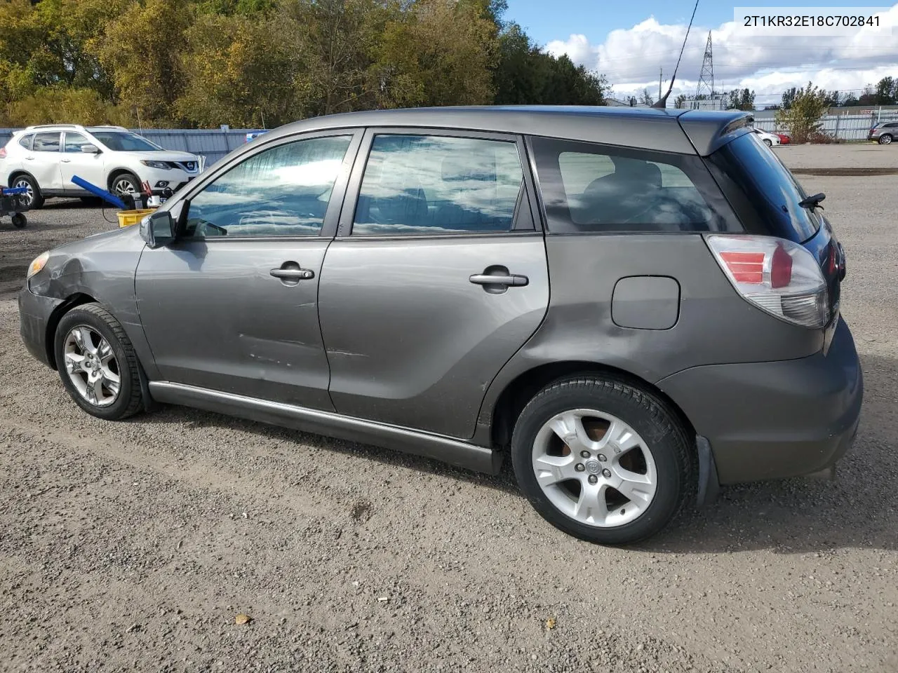 2008 Toyota Corolla Matrix Xr VIN: 2T1KR32E18C702841 Lot: 76019814