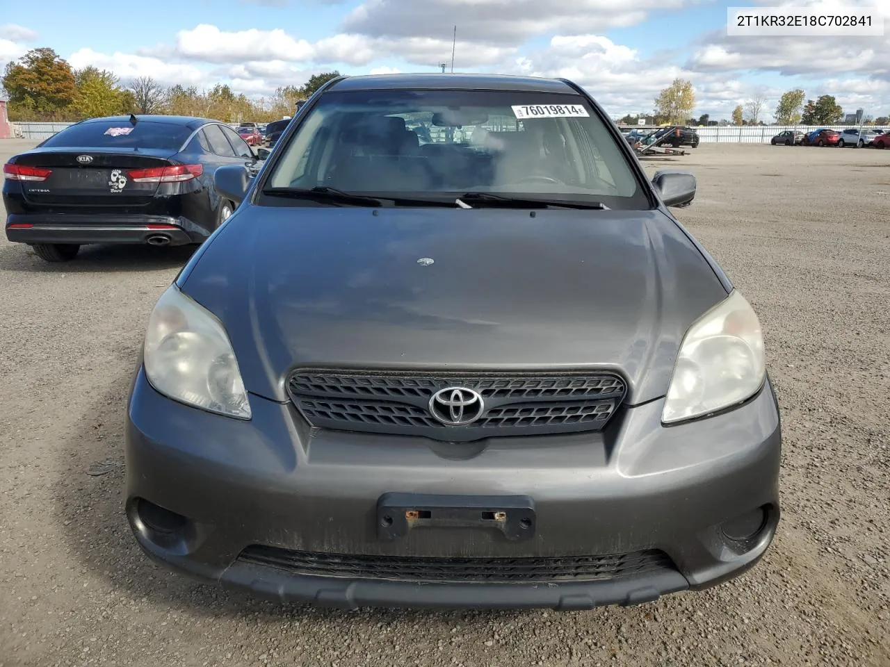 2008 Toyota Corolla Matrix Xr VIN: 2T1KR32E18C702841 Lot: 76019814