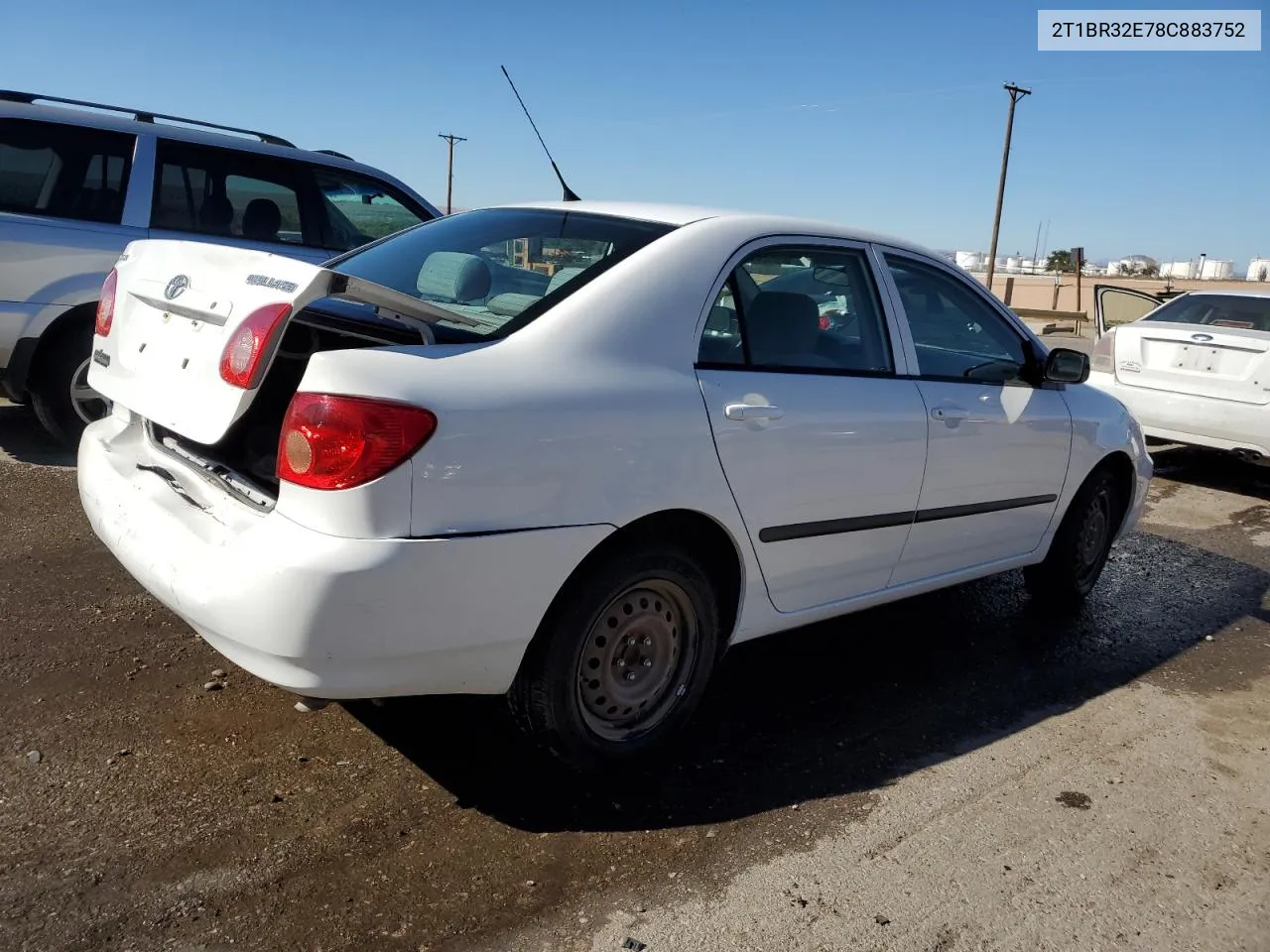 2008 Toyota Corolla Ce VIN: 2T1BR32E78C883752 Lot: 76081544