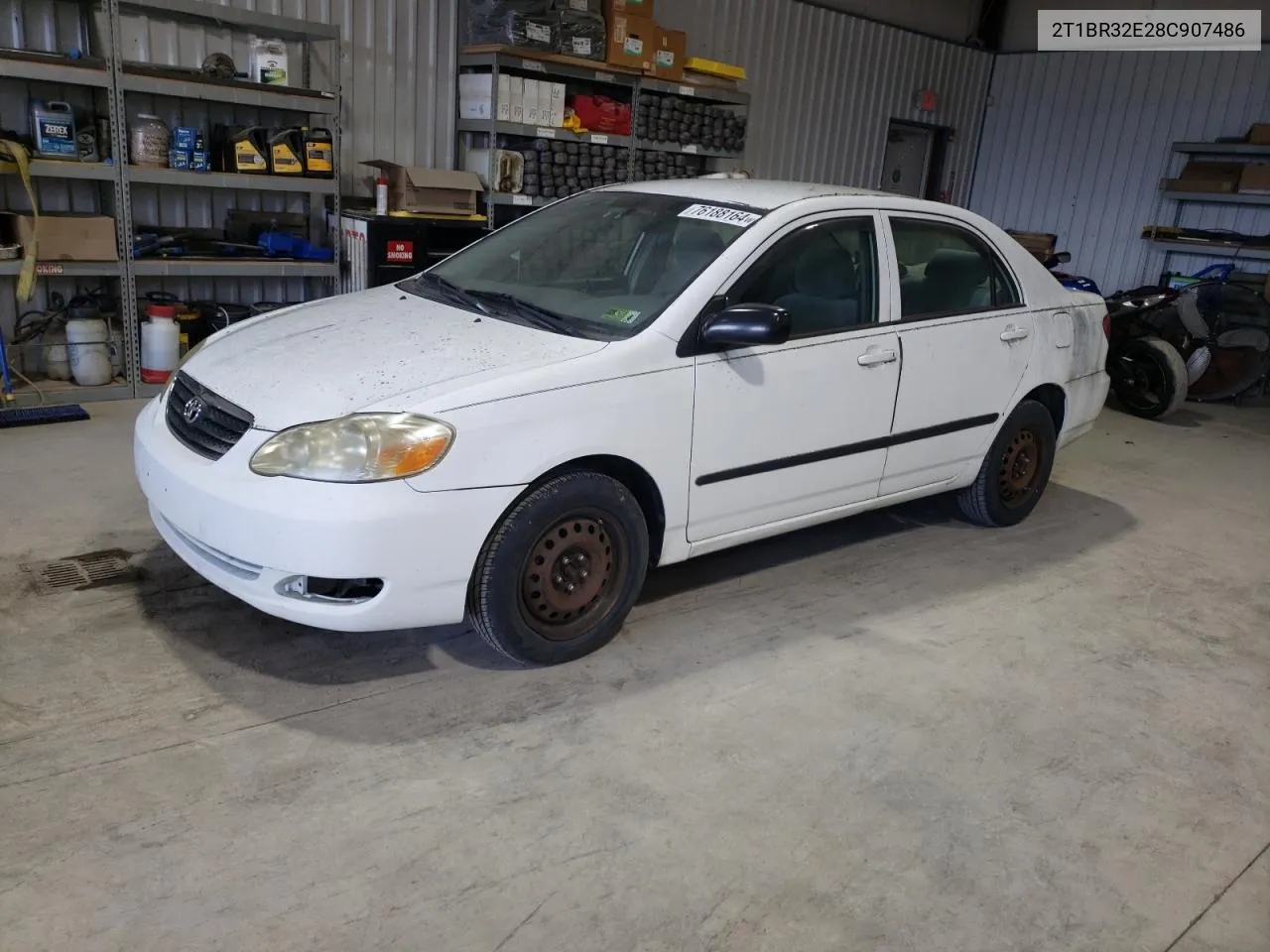 2008 Toyota Corolla Ce VIN: 2T1BR32E28C907486 Lot: 76188164