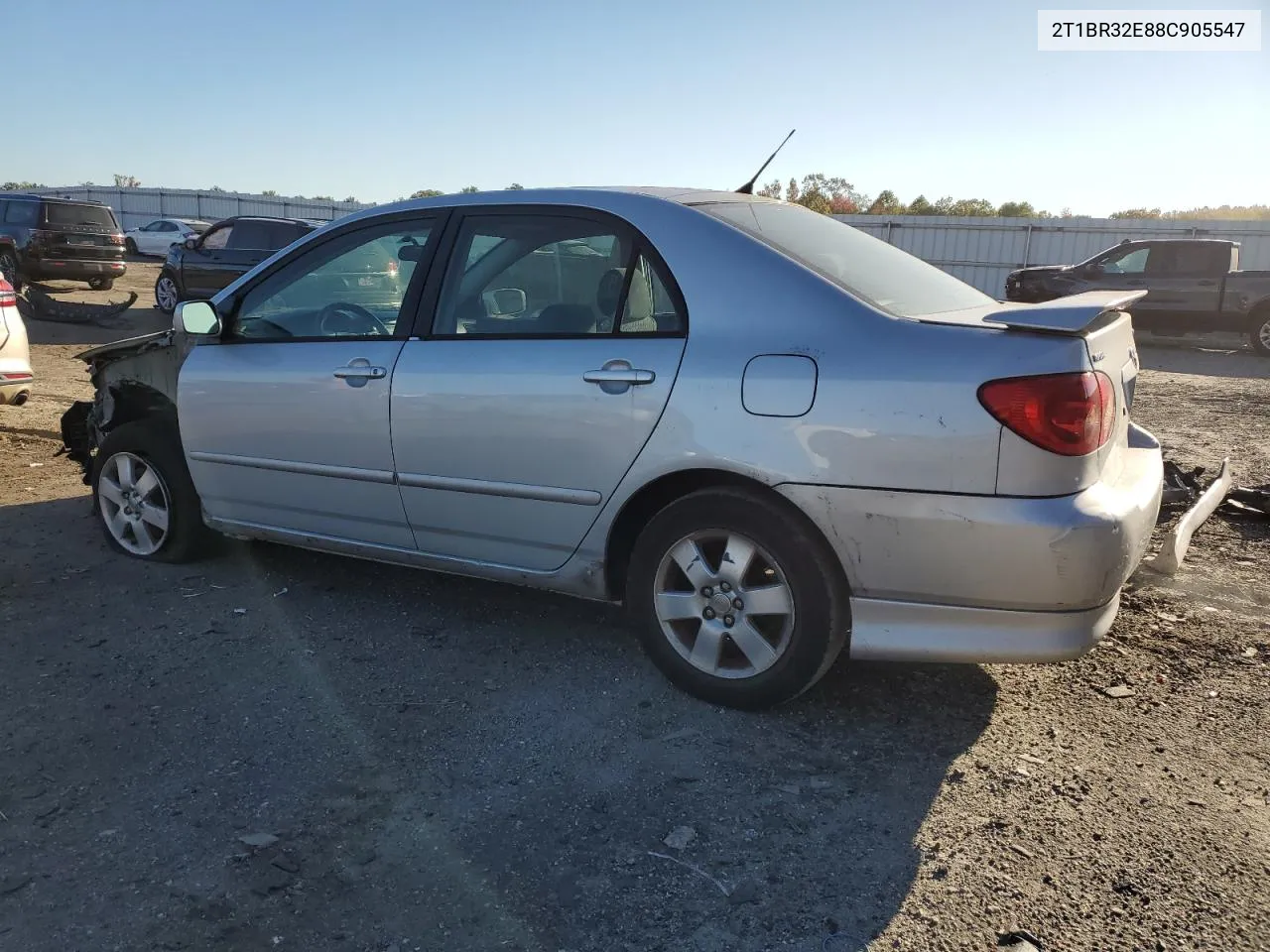 2008 Toyota Corolla Ce VIN: 2T1BR32E88C905547 Lot: 76264744