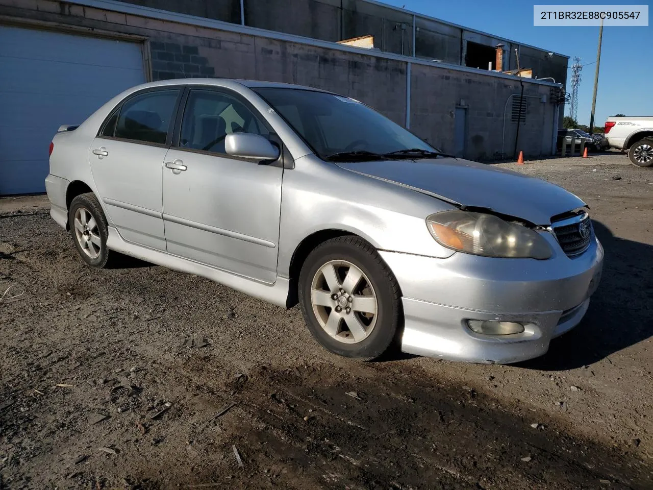 2008 Toyota Corolla Ce VIN: 2T1BR32E88C905547 Lot: 76264744