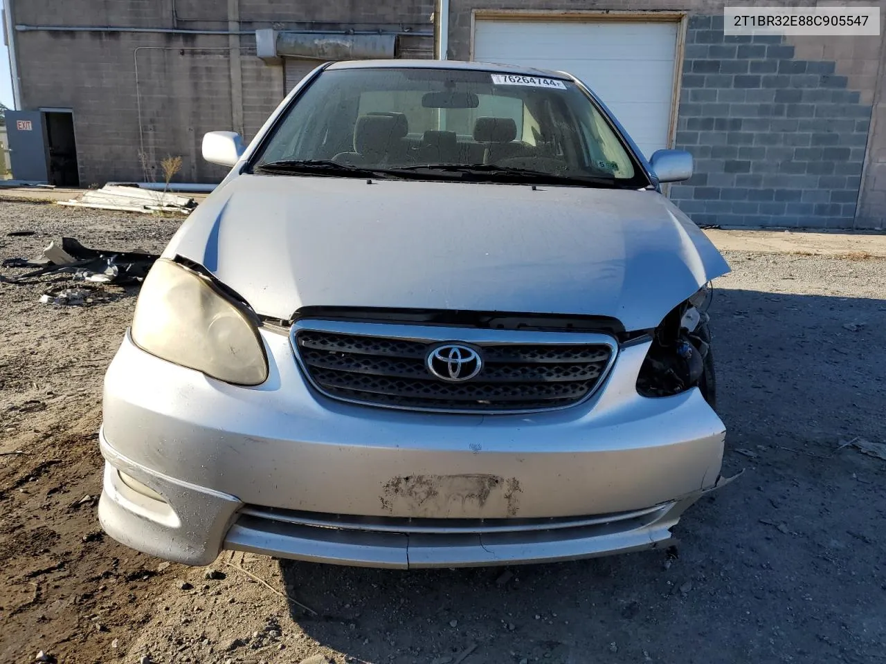 2008 Toyota Corolla Ce VIN: 2T1BR32E88C905547 Lot: 76264744