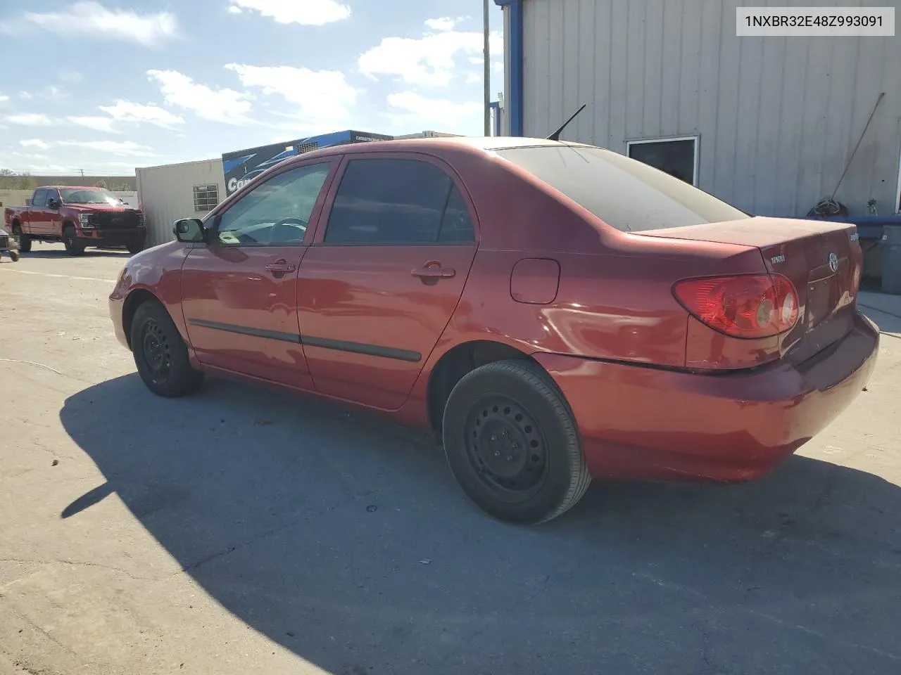 2008 Toyota Corolla Ce VIN: 1NXBR32E48Z993091 Lot: 76272764