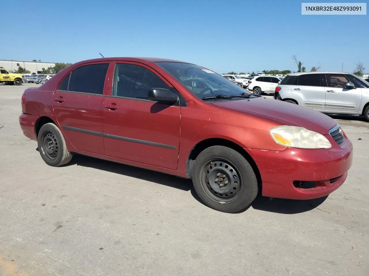 2008 Toyota Corolla Ce VIN: 1NXBR32E48Z993091 Lot: 76272764