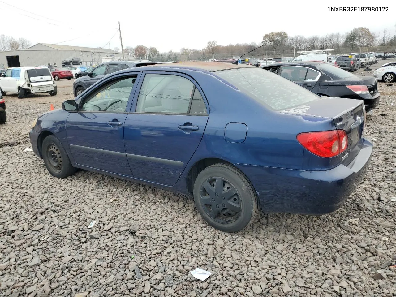 2008 Toyota Corolla Ce VIN: 1NXBR32E18Z980122 Lot: 76418024