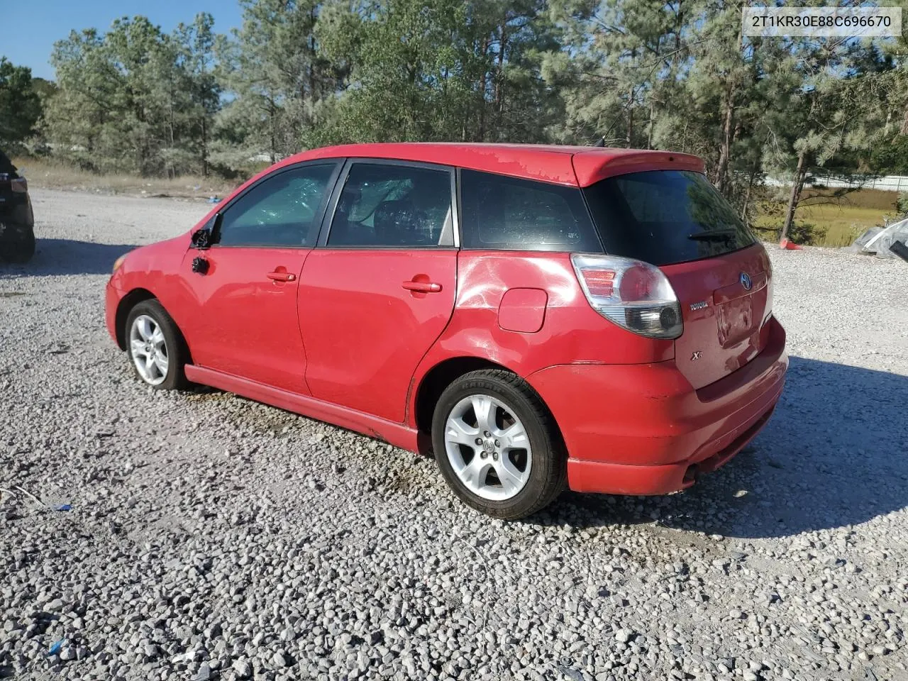 2008 Toyota Corolla Matrix Xr VIN: 2T1KR30E88C696670 Lot: 76632074