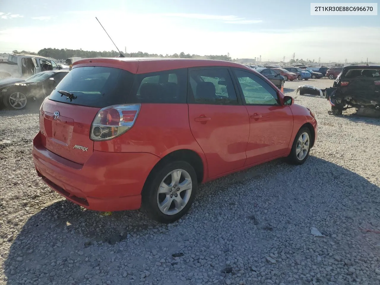 2008 Toyota Corolla Matrix Xr VIN: 2T1KR30E88C696670 Lot: 76632074