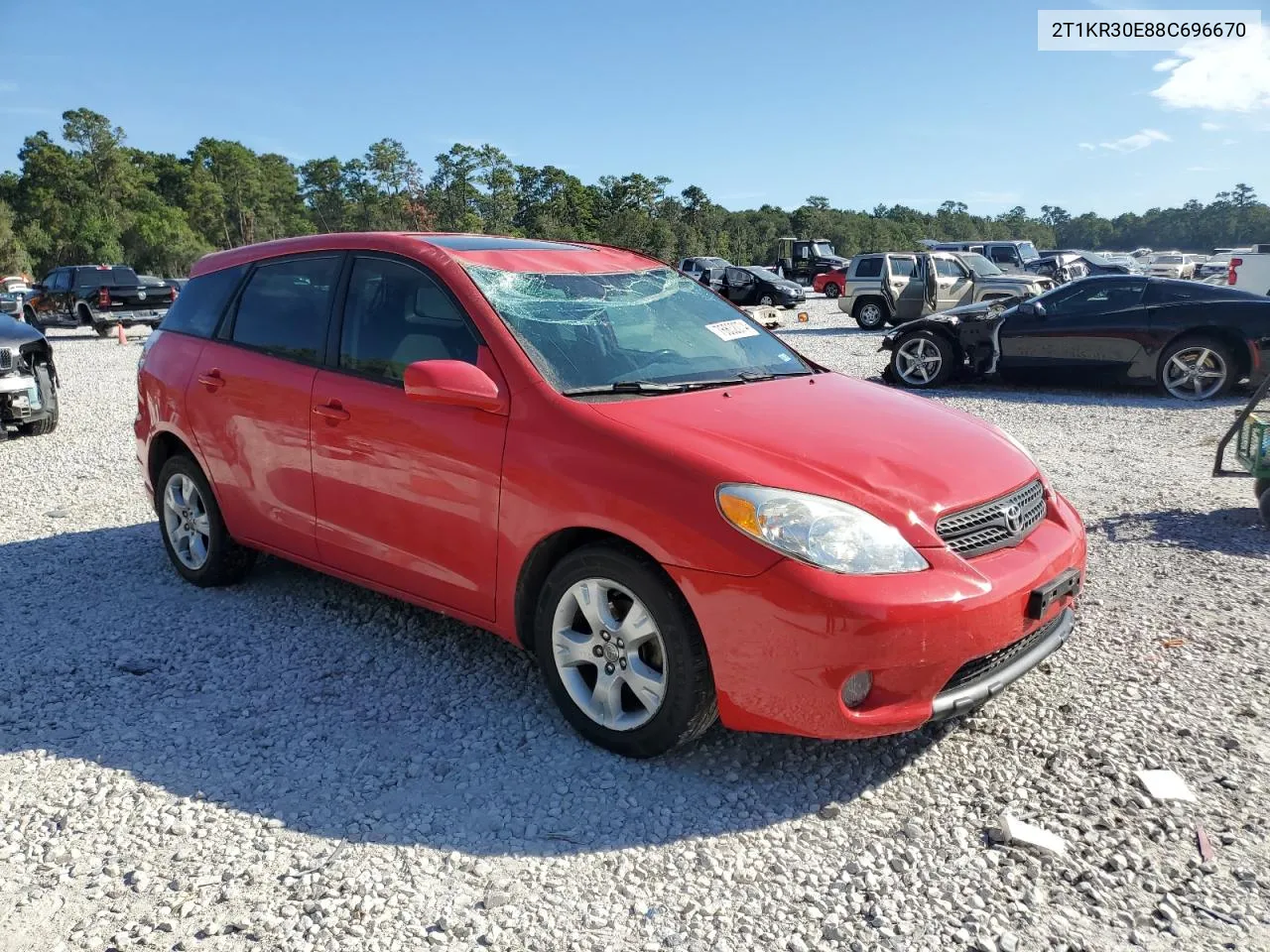 2008 Toyota Corolla Matrix Xr VIN: 2T1KR30E88C696670 Lot: 76632074