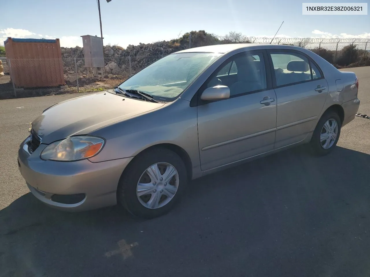 2008 Toyota Corolla Ce VIN: 1NXBR32E38Z006321 Lot: 76841654