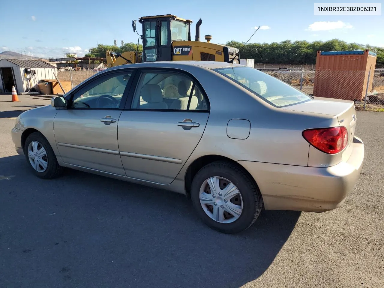 2008 Toyota Corolla Ce VIN: 1NXBR32E38Z006321 Lot: 76841654