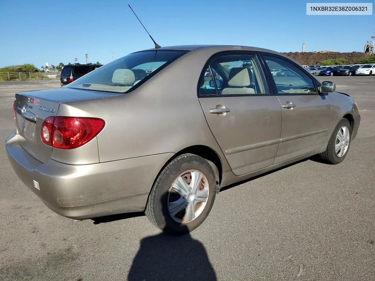 2008 Toyota Corolla Ce VIN: 1NXBR32E38Z006321 Lot: 76841654