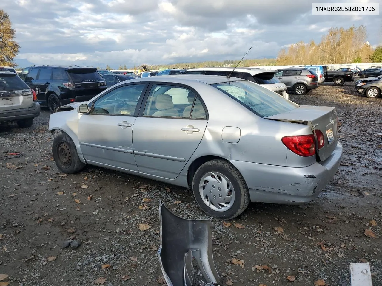 2008 Toyota Corolla Ce VIN: 1NXBR32E58Z031706 Lot: 76928484