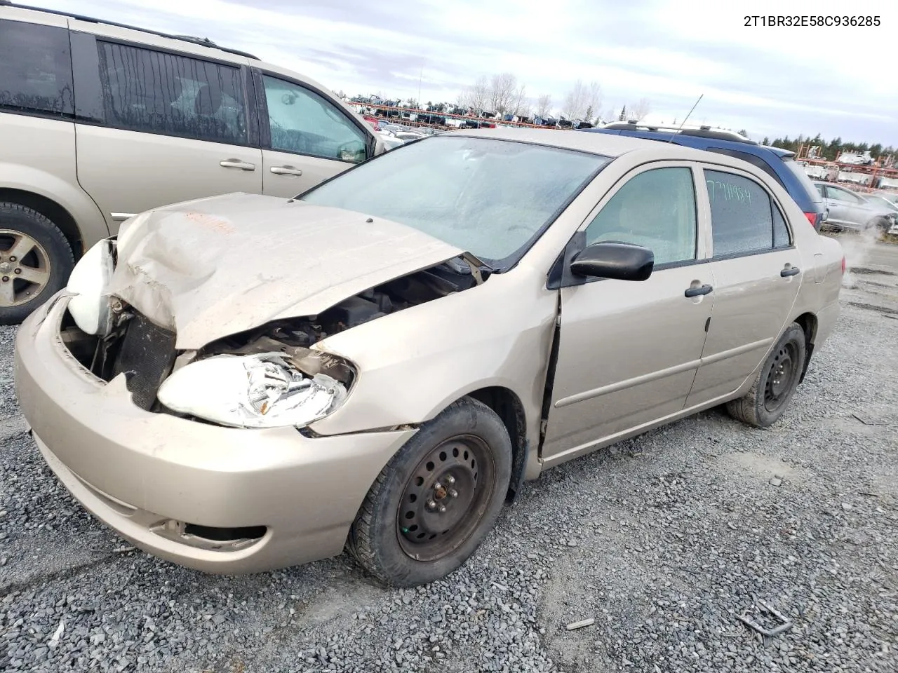 2008 Toyota Corolla Ce VIN: 2T1BR32E58C936285 Lot: 77111984