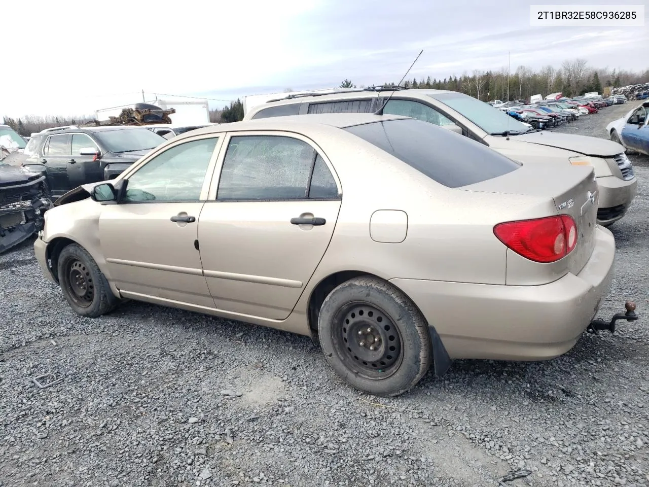 2008 Toyota Corolla Ce VIN: 2T1BR32E58C936285 Lot: 77111984