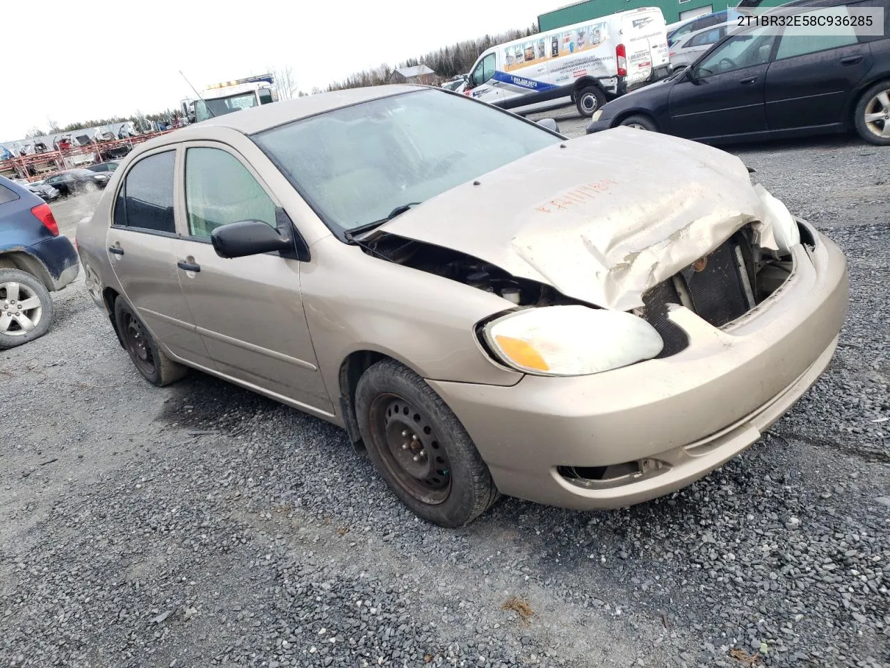 2008 Toyota Corolla Ce VIN: 2T1BR32E58C936285 Lot: 77111984