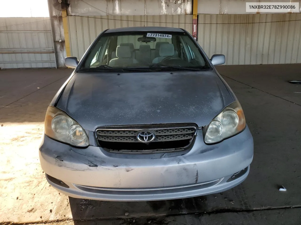 2008 Toyota Corolla Ce VIN: 1NXBR32E78Z990086 Lot: 77314974