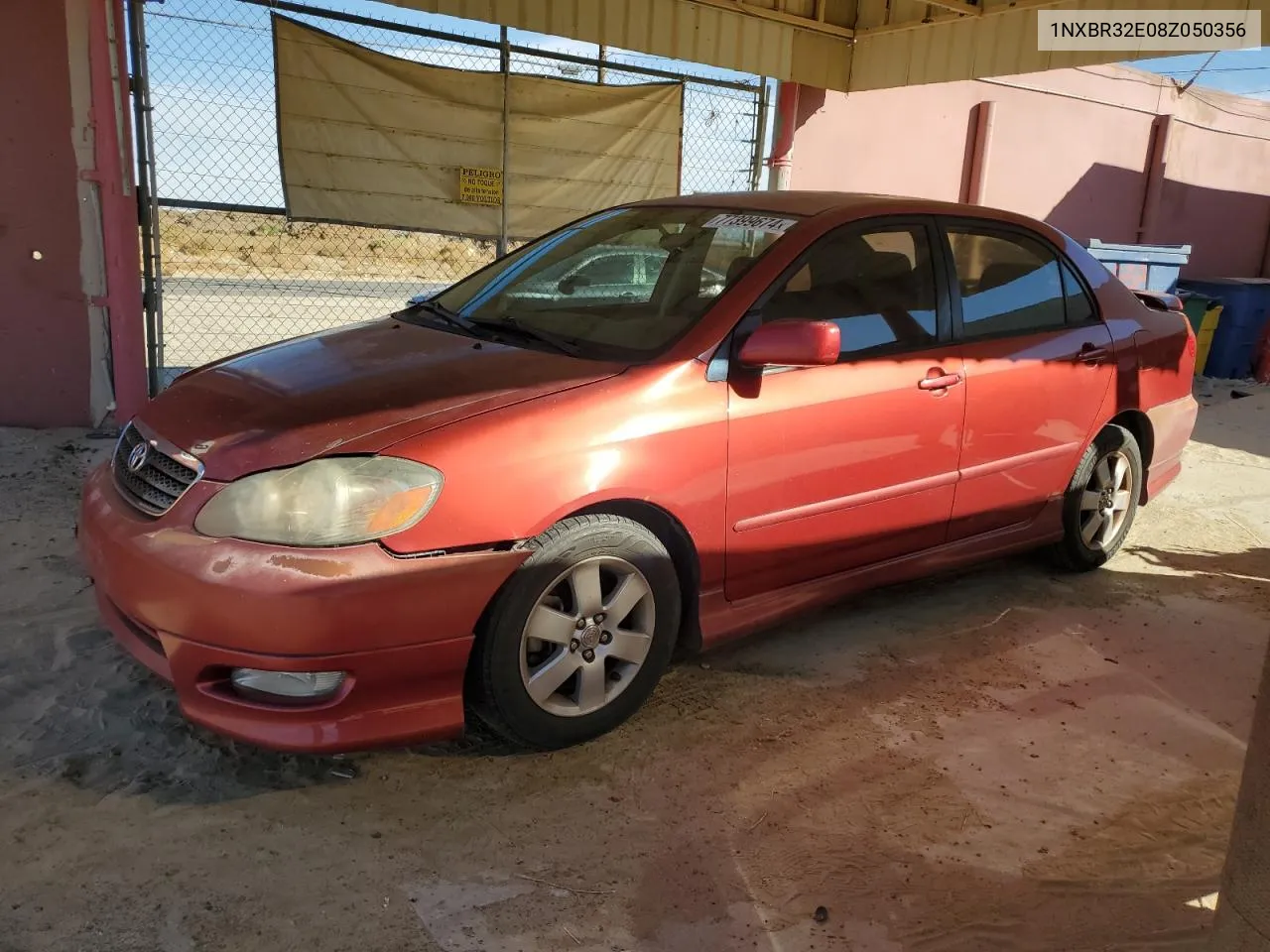 2008 Toyota Corolla Ce VIN: 1NXBR32E08Z050356 Lot: 77399674