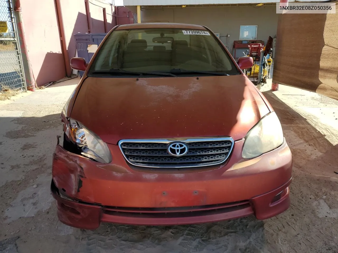 2008 Toyota Corolla Ce VIN: 1NXBR32E08Z050356 Lot: 77399674