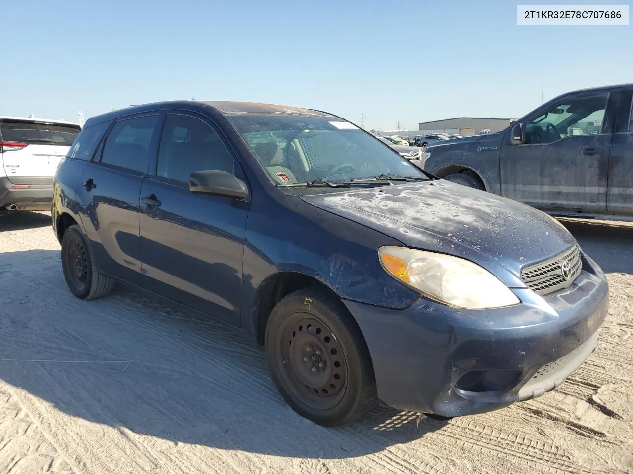 2008 Toyota Corolla Matrix Xr VIN: 2T1KR32E78C707686 Lot: 77603744