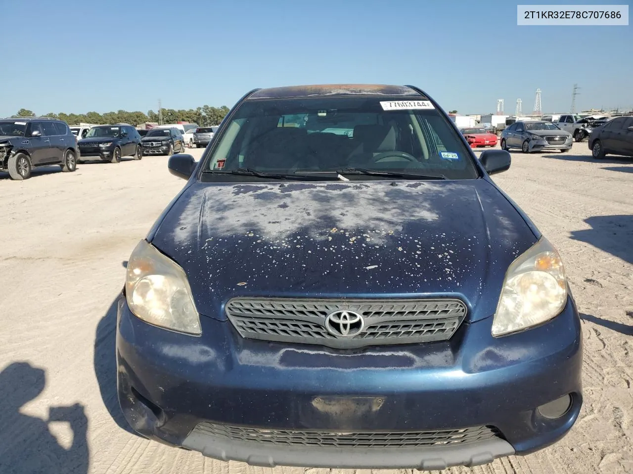 2008 Toyota Corolla Matrix Xr VIN: 2T1KR32E78C707686 Lot: 77603744