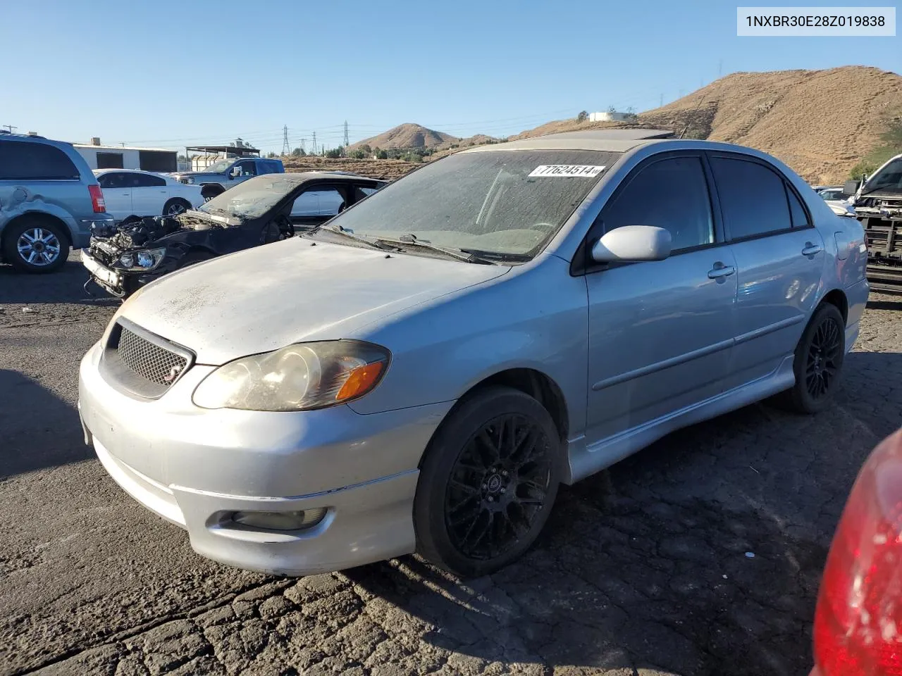 2008 Toyota Corolla Ce VIN: 1NXBR30E28Z019838 Lot: 77624514