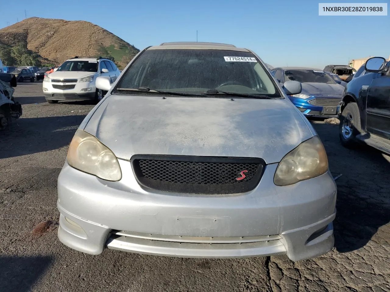 2008 Toyota Corolla Ce VIN: 1NXBR30E28Z019838 Lot: 77624514