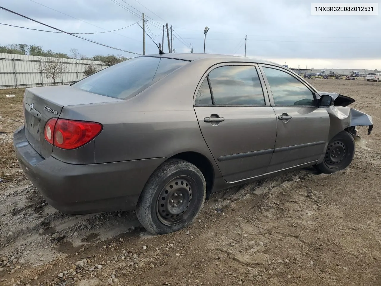 2008 Toyota Corolla Ce VIN: 1NXBR32E08Z012531 Lot: 77765154