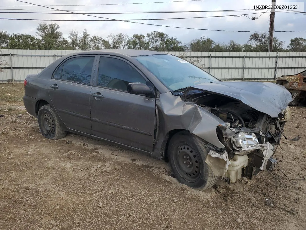 2008 Toyota Corolla Ce VIN: 1NXBR32E08Z012531 Lot: 77765154