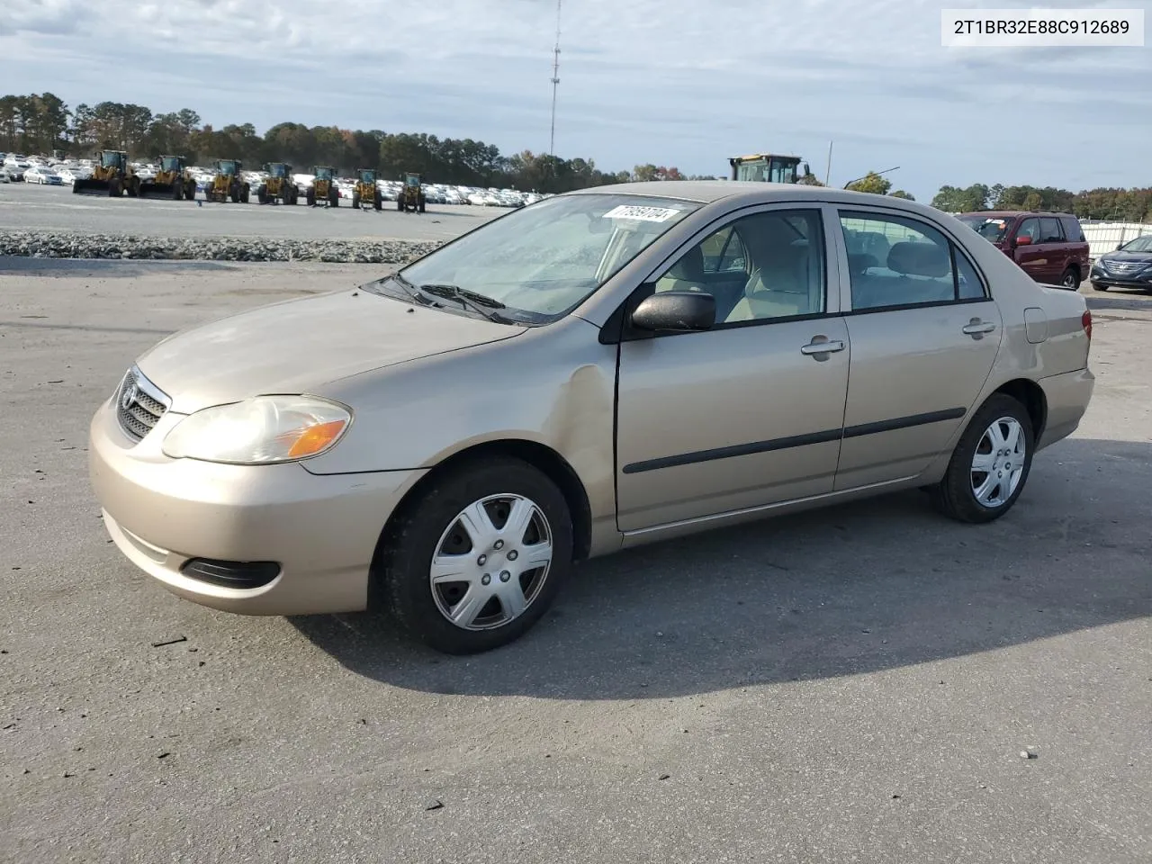 2008 Toyota Corolla Ce VIN: 2T1BR32E88C912689 Lot: 77959704