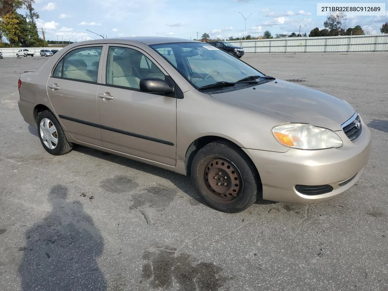 2008 Toyota Corolla Ce VIN: 2T1BR32E88C912689 Lot: 77959704