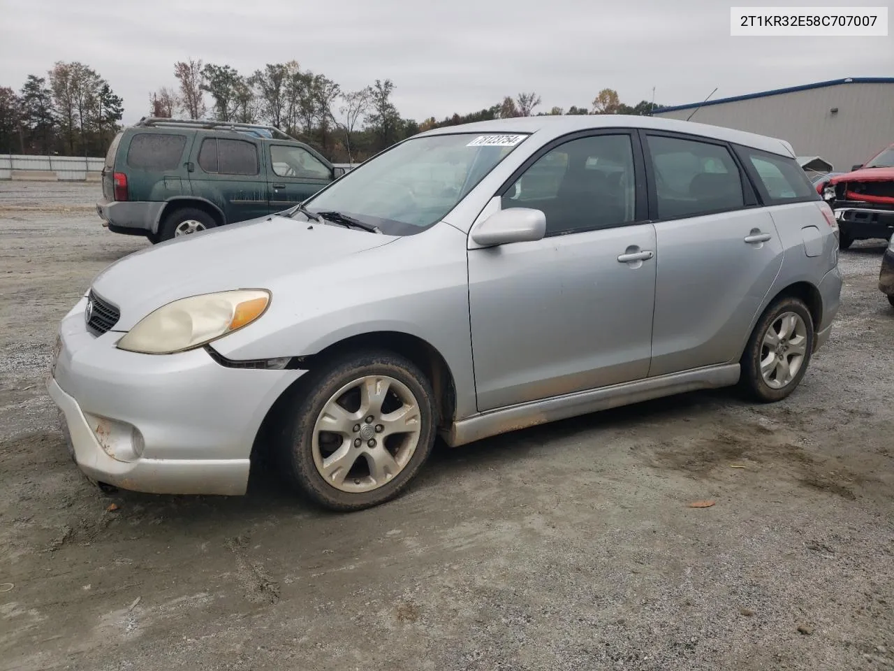 2008 Toyota Corolla Matrix Xr VIN: 2T1KR32E58C707007 Lot: 78123754