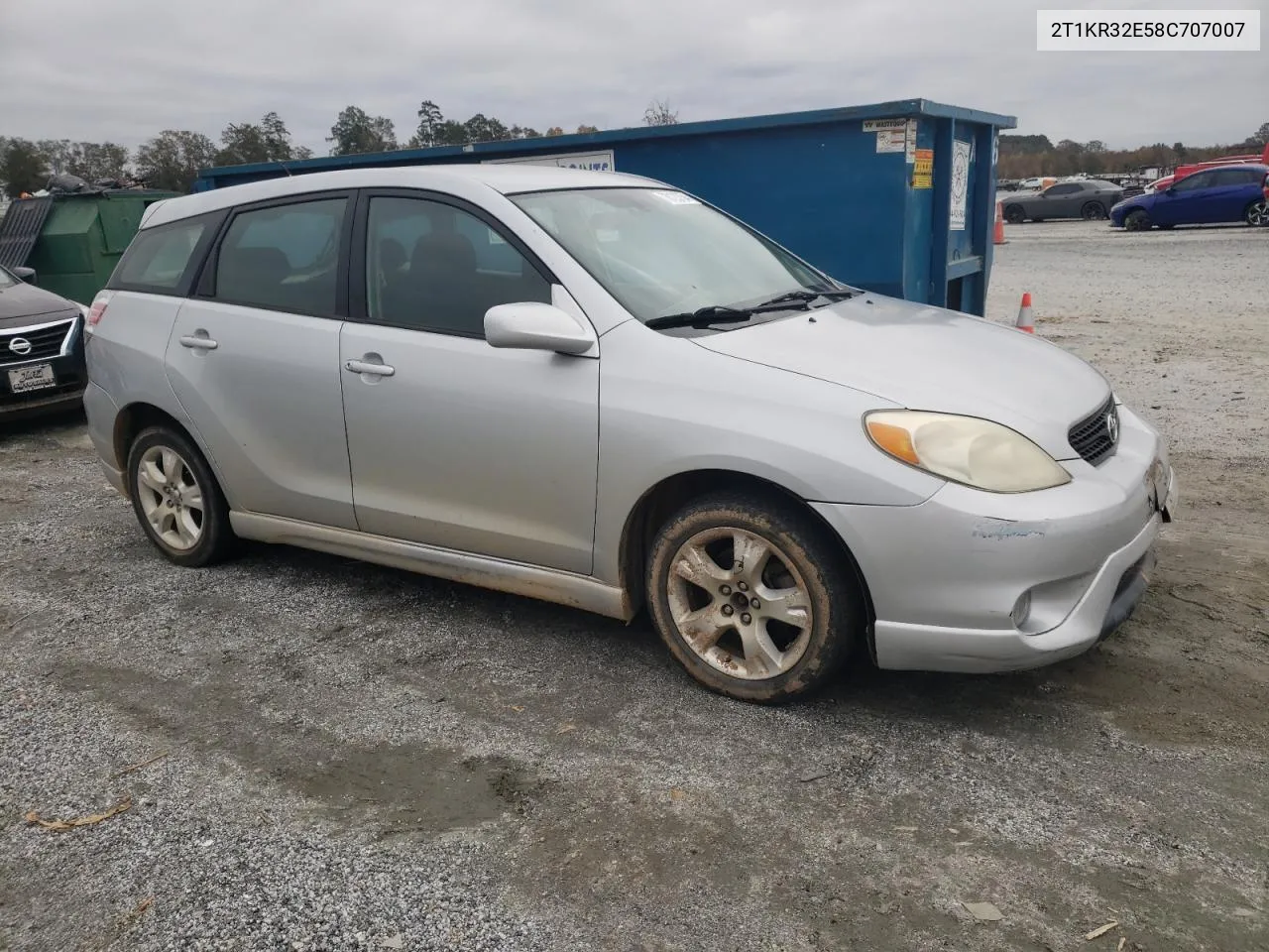 2008 Toyota Corolla Matrix Xr VIN: 2T1KR32E58C707007 Lot: 78123754