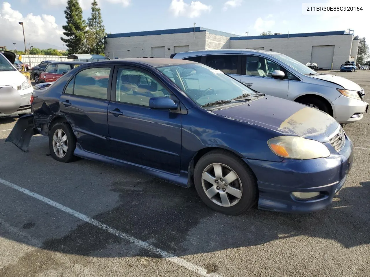 2008 Toyota Corolla Ce VIN: 2T1BR30E88C920164 Lot: 78445694