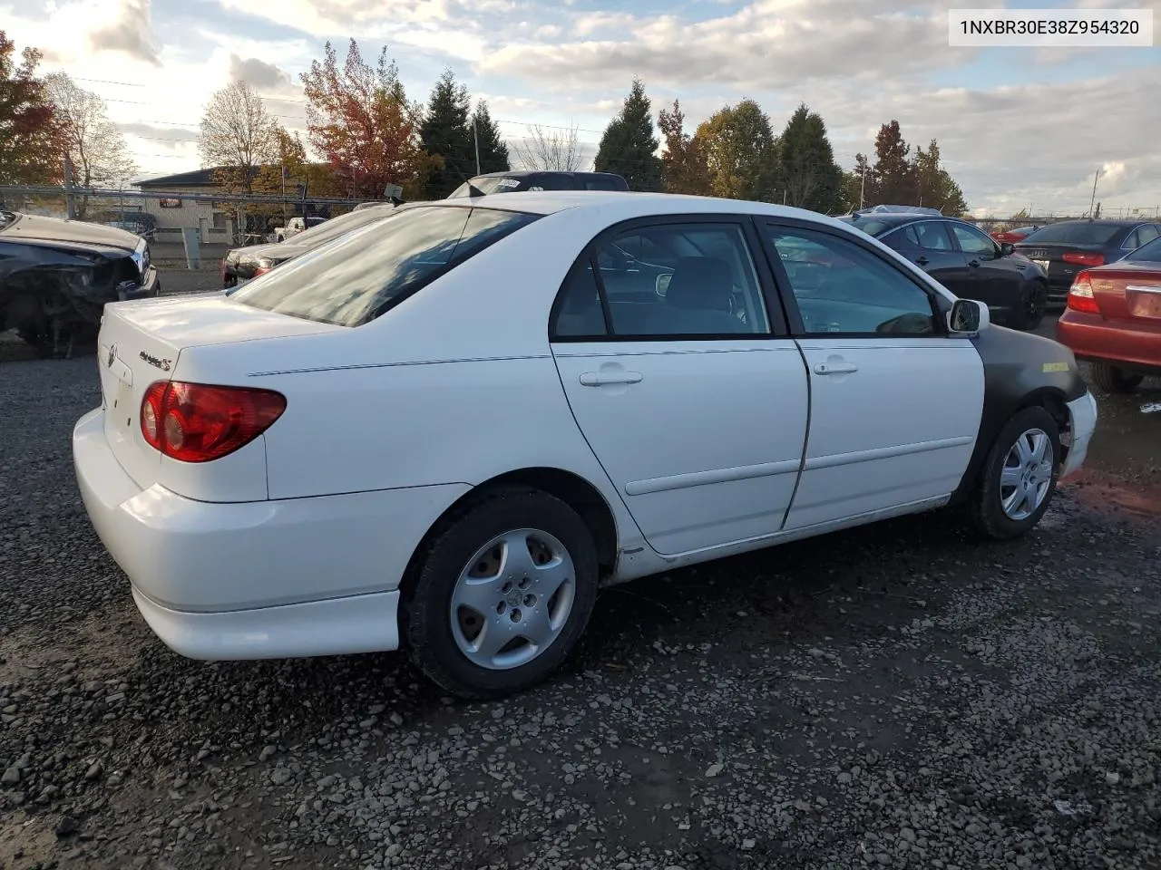 2008 Toyota Corolla Ce VIN: 1NXBR30E38Z954320 Lot: 78475724