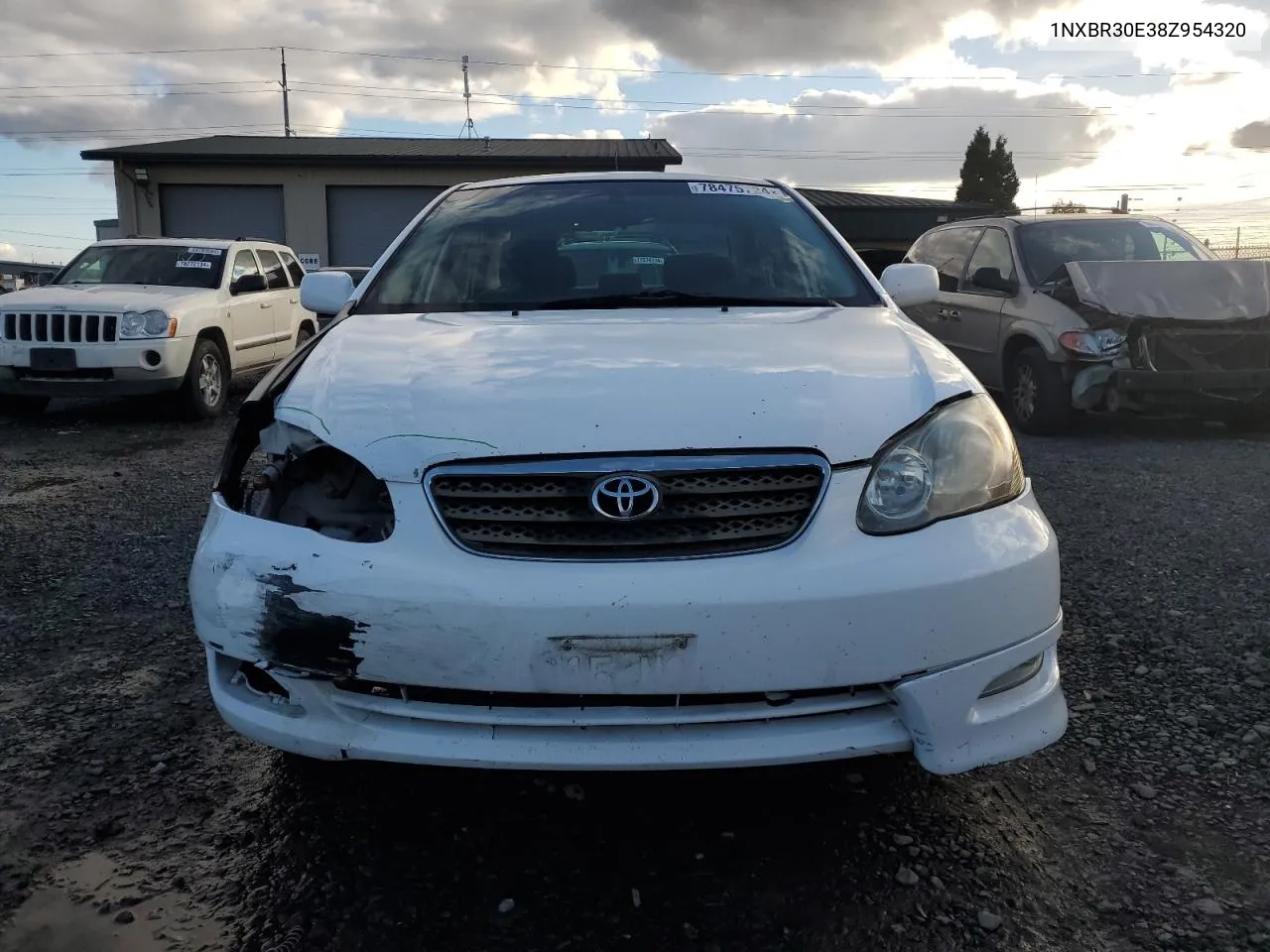 2008 Toyota Corolla Ce VIN: 1NXBR30E38Z954320 Lot: 78475724