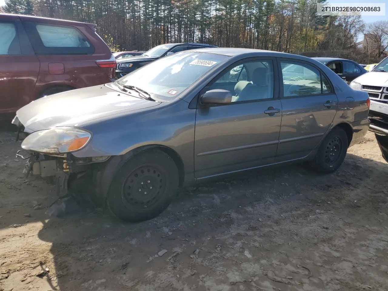 2008 Toyota Corolla Ce VIN: 2T1BR32E98C908683 Lot: 78590694