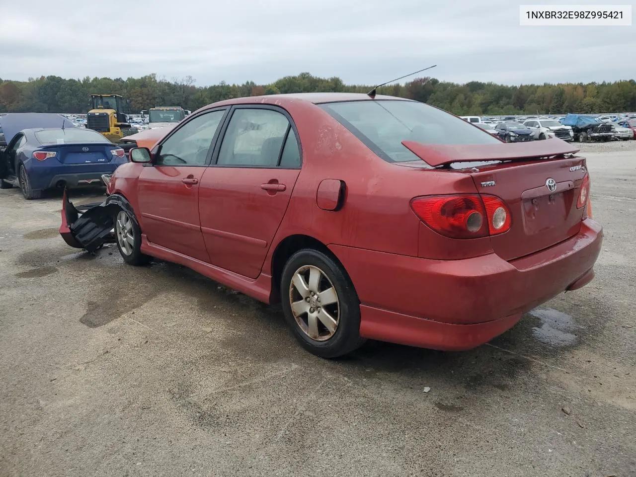 2008 Toyota Corolla Ce VIN: 1NXBR32E98Z995421 Lot: 78621584