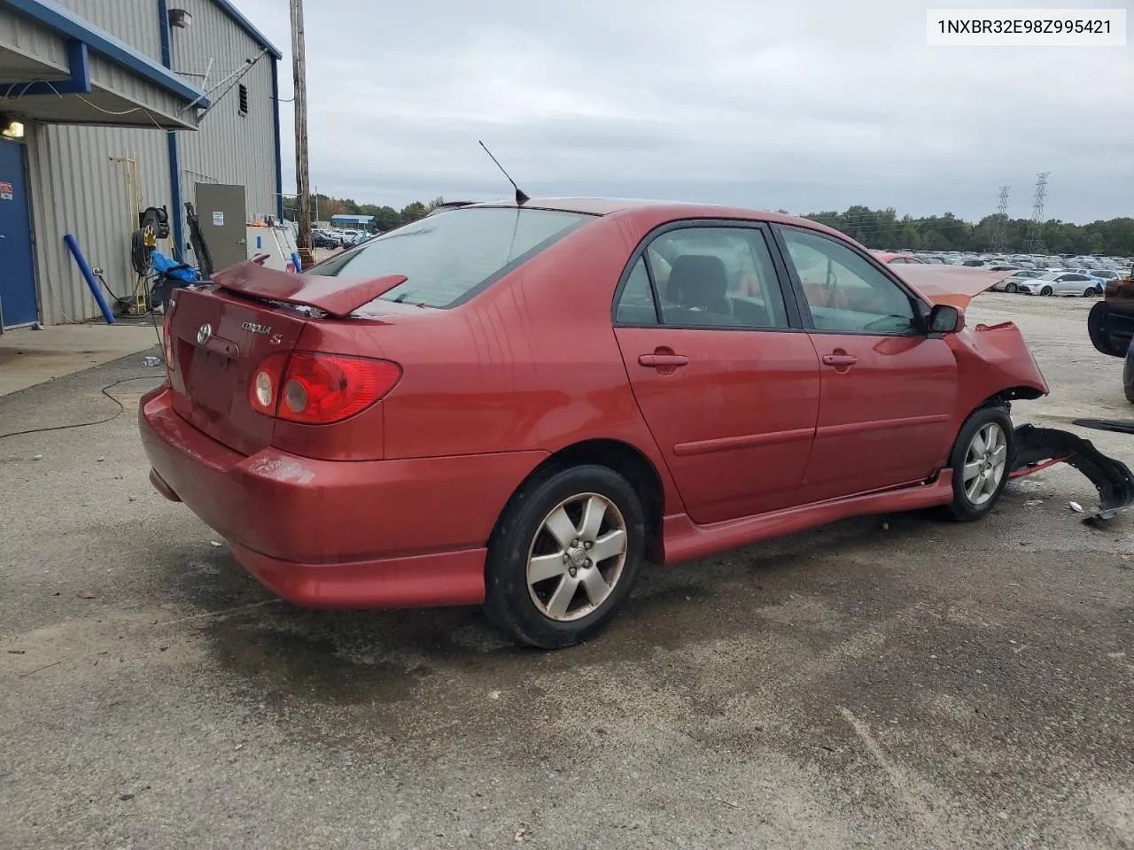 2008 Toyota Corolla Ce VIN: 1NXBR32E98Z995421 Lot: 78621584